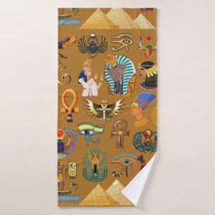 Jeroglífico del patrón jeroglífico egipcio antiguo