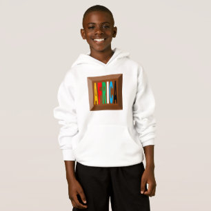 JERSEY A CAPUCHA HANES AFRICA CHOCOLATE CARAMELOS