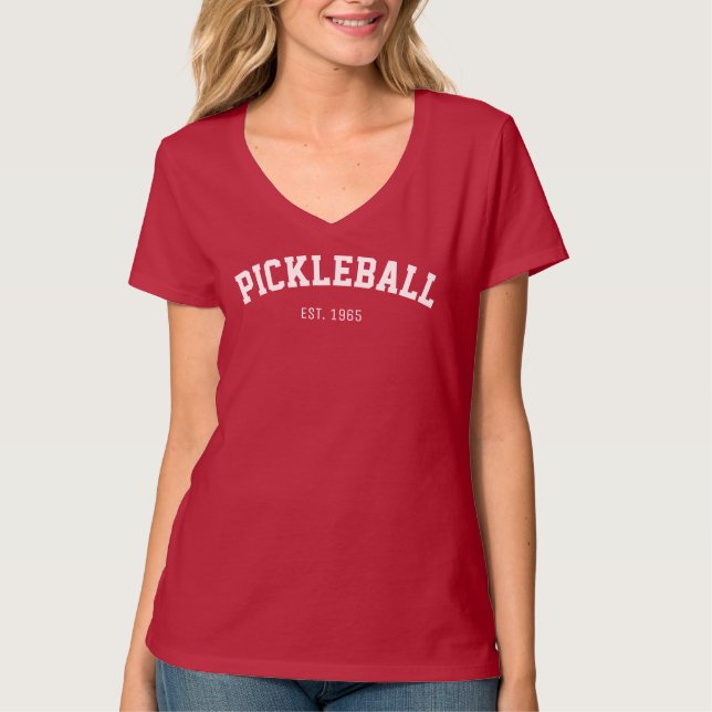 Jersey atlético del PICKLEBALL de las mujeres (Anverso)