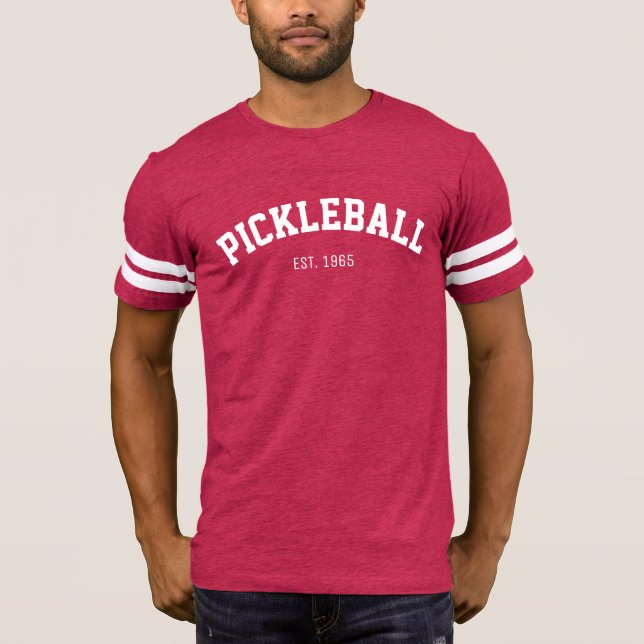Jersey atlético del PICKLEBALL de los hombres (Anverso)