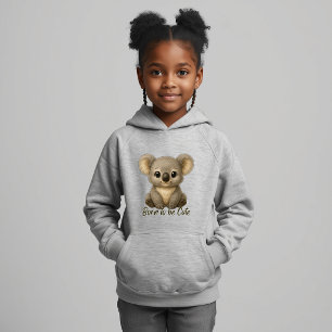 Jersey con capucha para niños de koala bebé lindo