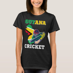 Jersey de bandera de jugador de cricket de Guyana