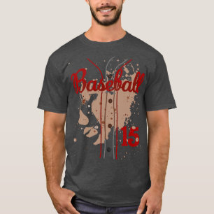 Jersey de béisbol número 15 niños Uniforme de Béis