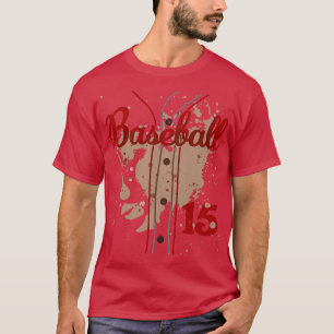 Jersey de béisbol número 15 niños Uniforme de Béis