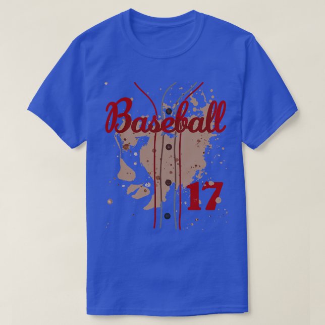 Jersey de béisbol número 17 niños Uniforme de Béis (Diseño del anverso)