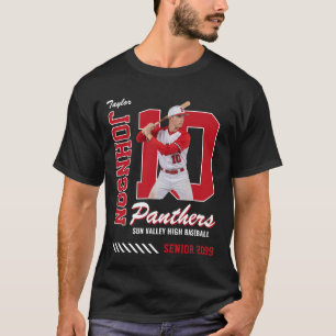 Jersey de béisbol personalizado con foto número ro