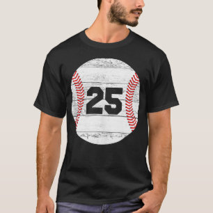 Jersey de béisbol vintage número 25
