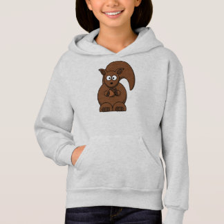 Jersey de capucha con móvil de ardilla