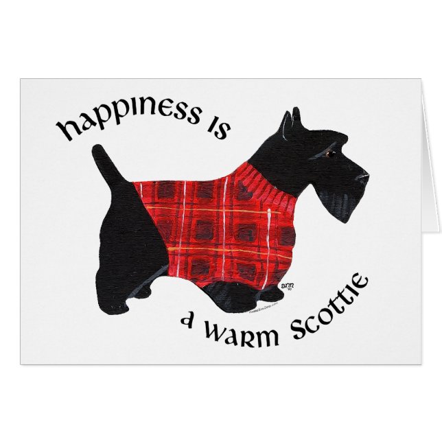 Jersey de Cuadros Rojos y Negros para Terrier Esco (Anverso (Horizontal))