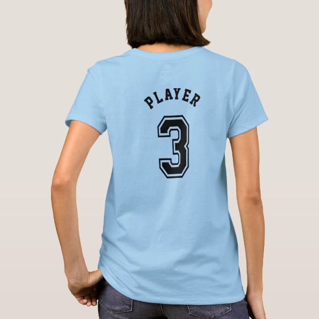 Jersey de deportes número 3 (Reverso)