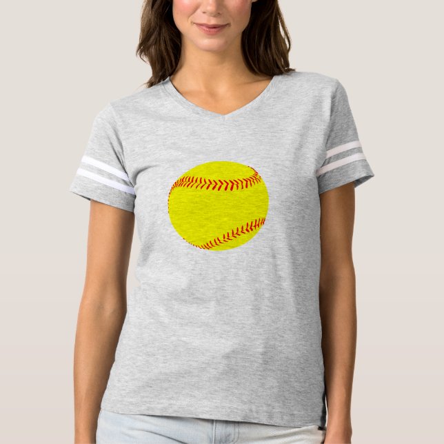 Jersey de estilo de fútbol femenino Fastpitch (Anverso)