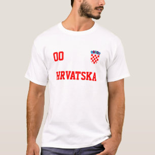 Jersey de fútbol de nombre y número de Croacia