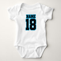 Jersey de Fútbol Front WHITE BLACK BLUE One Piece