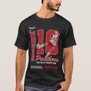 Jersey de Fútbol Personalizado con Foto Número Roj