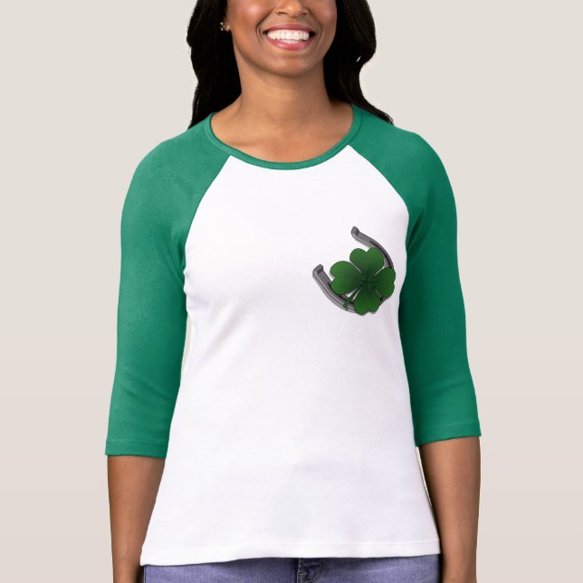 Jersey de St Patrick del camisetas de las mujeres (Anverso)