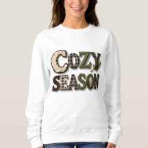Jersey de texto de invierno de temporada acogedor