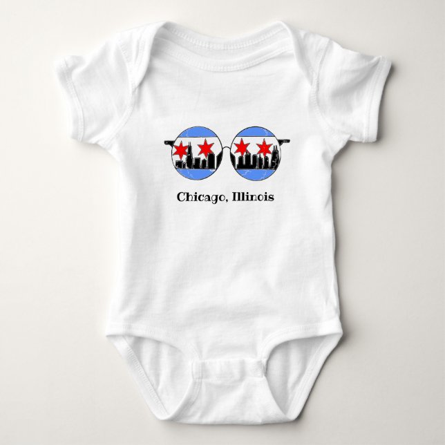 jersey del bebé de los chicaGOggles (Anverso)
