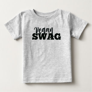 Jersey del bebé del SWAG del VEGANO