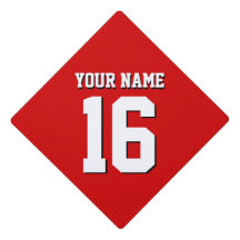 Jersey del equipo de deportes rojos