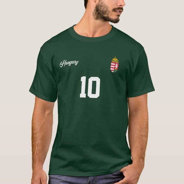 Jersey del equipo nacional personalizado de Hungrí (Anverso)