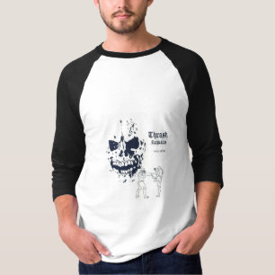 Jersey del negro del retroceso de la muerte