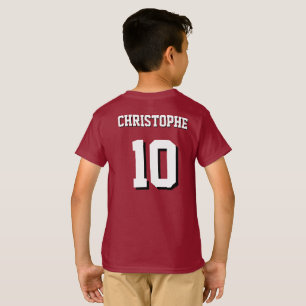 Jersey Deportivo Personalizado – Nombre, Número y 