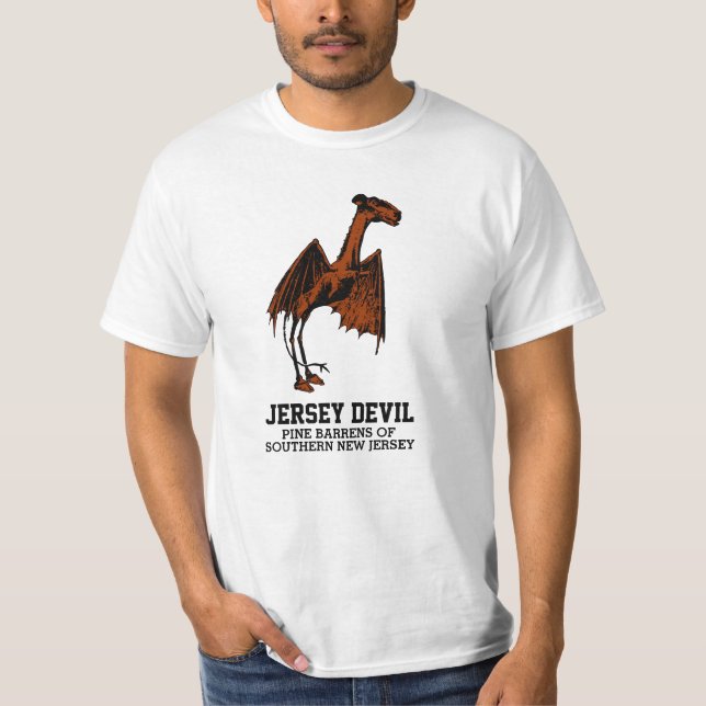 Jersey Devil Creature Cryptid Personalizable Texto (Anverso)