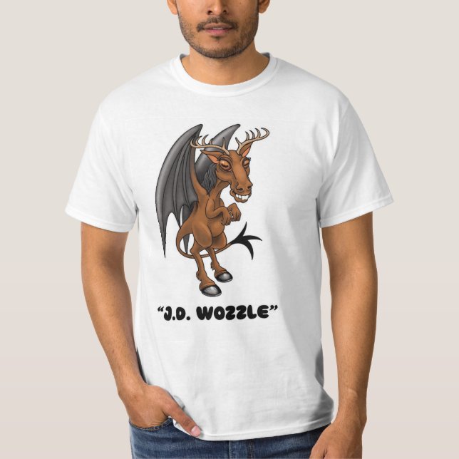 Jersey Devil "J.D. Wozzle" Cryptid T-Shirt (Anverso)
