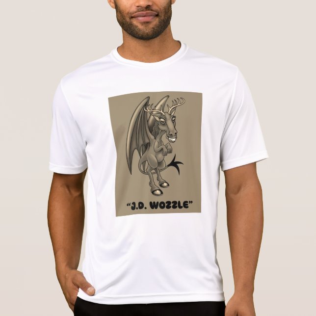 Jersey Devil "J.D. Wozzle" Cryptid T-Shirt (Anverso)