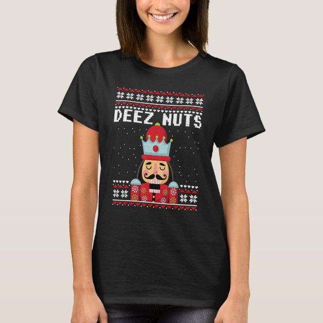 Jersey feo de Navidad Deez Nuts   Rompenueces Navi (Anverso)