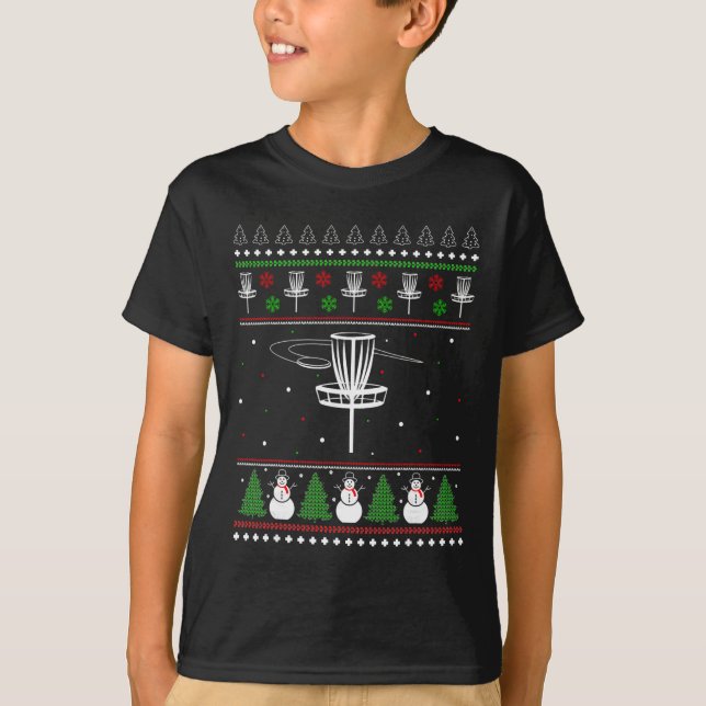 Jersey Feo de Navidad para Regalos de Disc Golf  (Anverso)