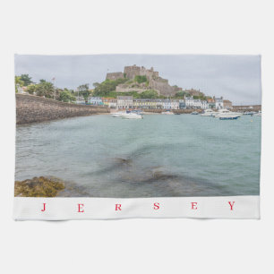 Jersey Mont Orgueil Castle ver la toalla de té