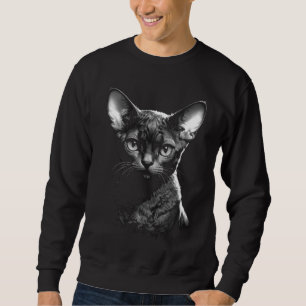 Jersey negro de hombre Devon Rex Dark Art