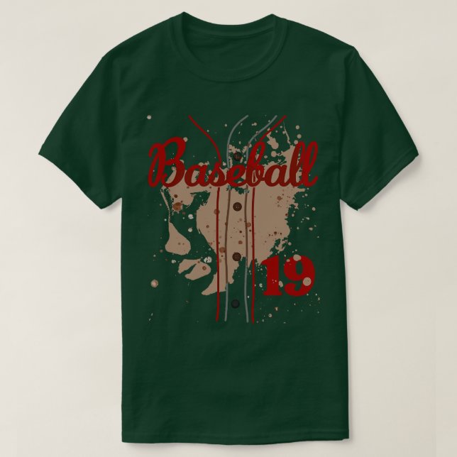 Jersey número 19 niños Uniforme de Béisbol Di (Diseño del anverso)
