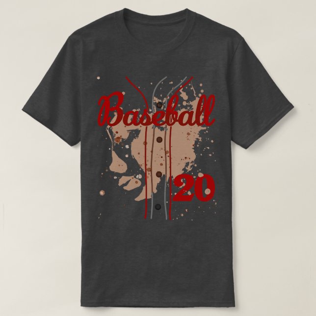 Jersey número 20 niños Uniforme de Béisbol Di (Diseño del anverso)