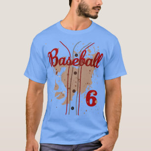 Jersey Número 6 Niños Uniforme De Béisbol Dir