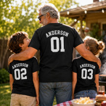 Jersey personalizado para niños con el nombre de l