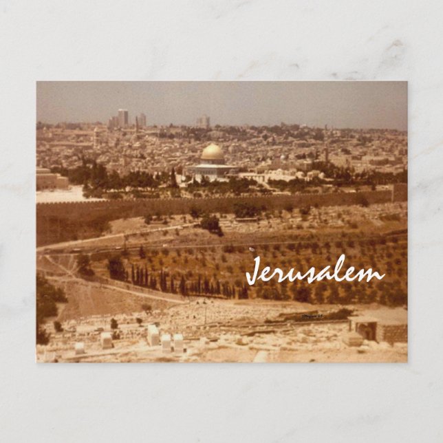 Jerusalén de las postales de oro (Anverso)
