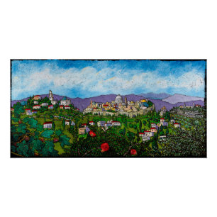 Jerusalén - la santa, poster del Kis-Lev de