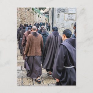 Jerusalén Vía la tarjeta postal de vista de la pro