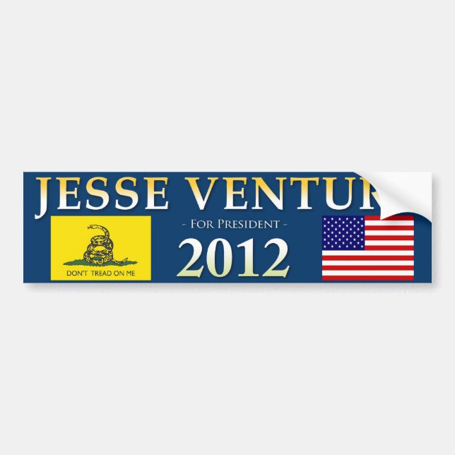 Jesse Ventura para el presidente - pegatina para (Frente)