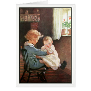 Jessie Willcox Smith - diamante y el bebé