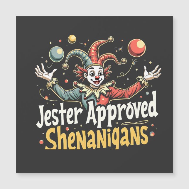 Jester Aprobó Shenanigans Circus Clown (Anverso)
