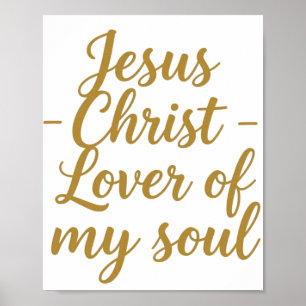 Jesucristo Amante de Mi Alma Arte de Pared 8x10 -