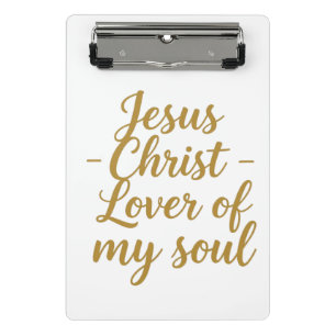 Jesucristo Amante de Mi Alma Mini Portapapeles