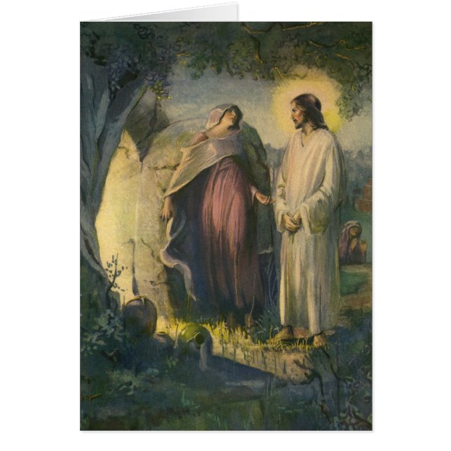 Jesucristo ascendido por la tumba de ML Greer (Frente)