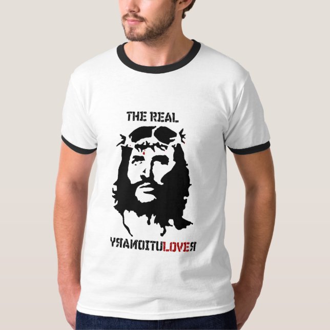 Jesucristo - camiseta revolucionaria real (Anverso)