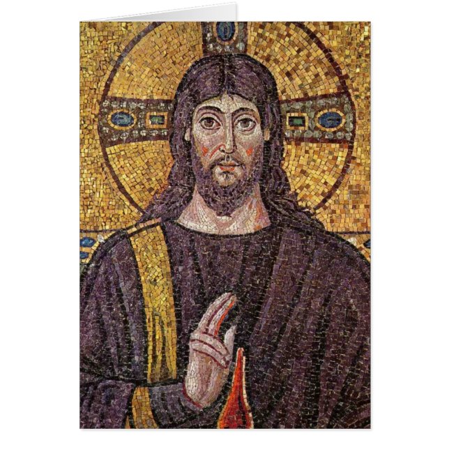 Jesucristo con Mosaico de la Llama del Espíritu Sa (Frente)