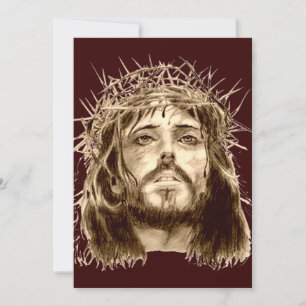 Jesucristo con una corona de ánimos