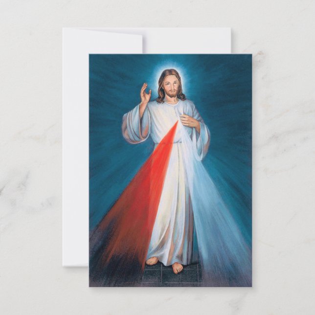 Jesucristo Divina Misericordia Sagrado Corazón de  (Anverso)